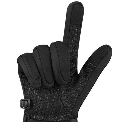 Gants chauffants fins noirs