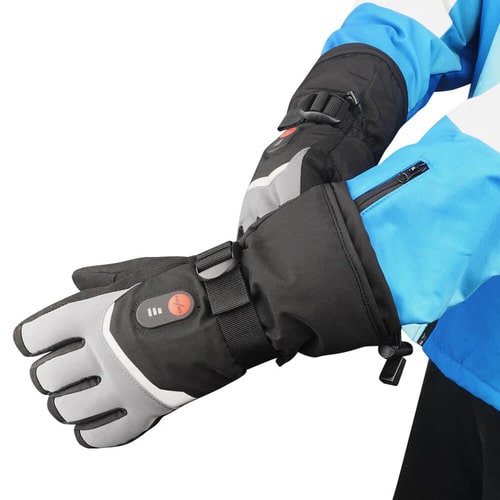 Gants chauffants ski doux