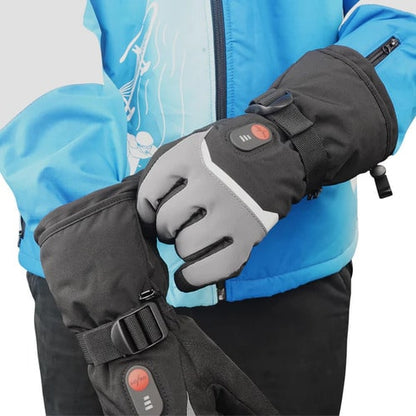 Gants chauffants ski doux