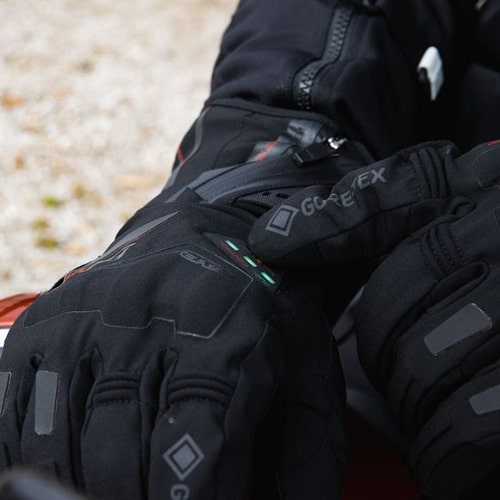 Gants chauffants moto five noirs