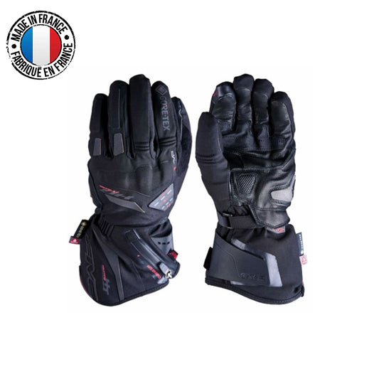 Gants chauffants moto five noirs