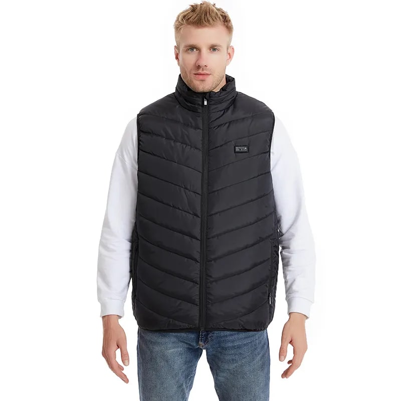 Gilet chauffant noir