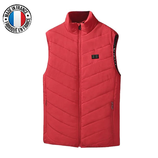 Gilet chauffant rouge